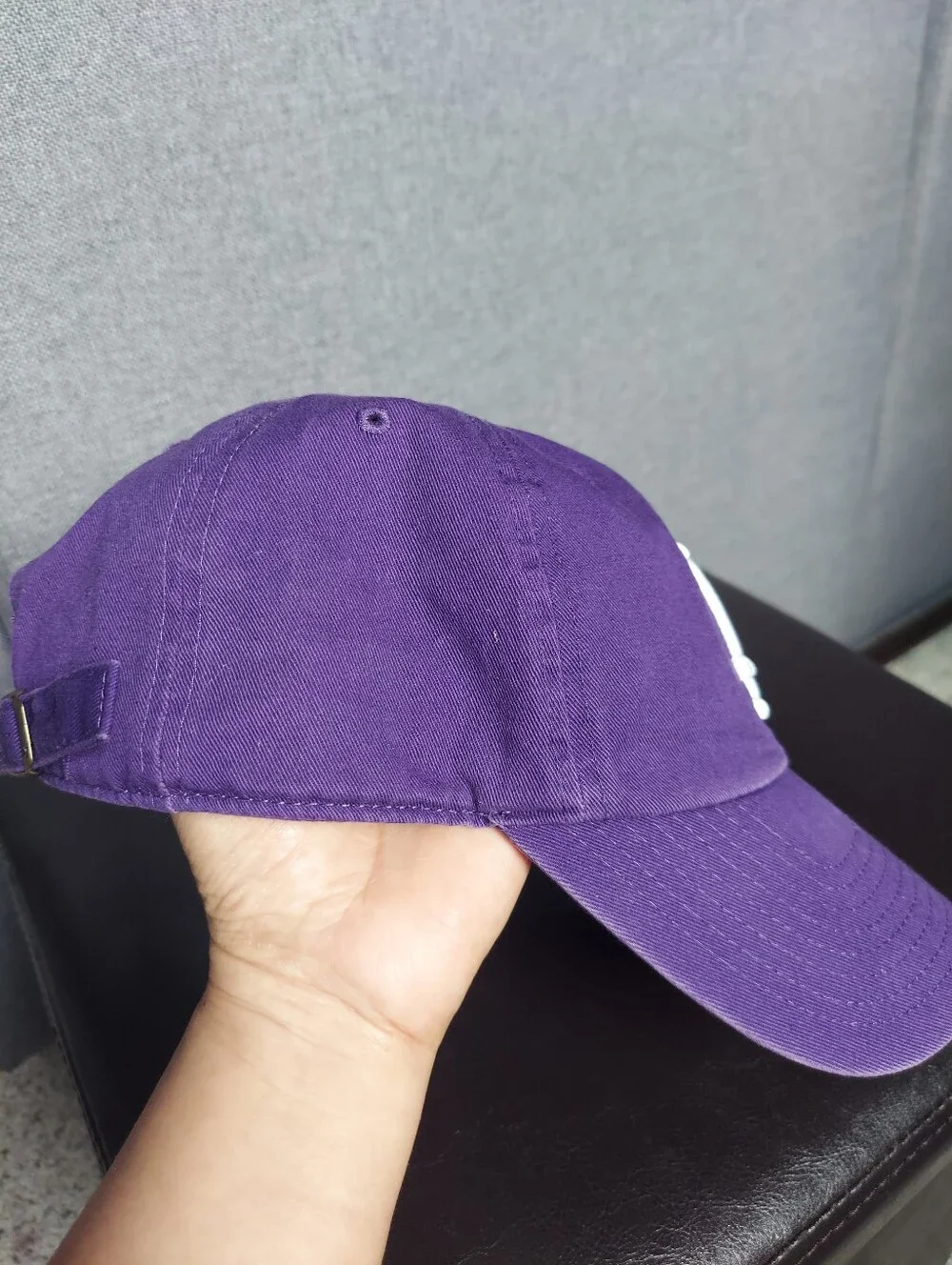 Los Angeles Dodgers Purple Clean Up Baseball Hat With Adjustable Straps
